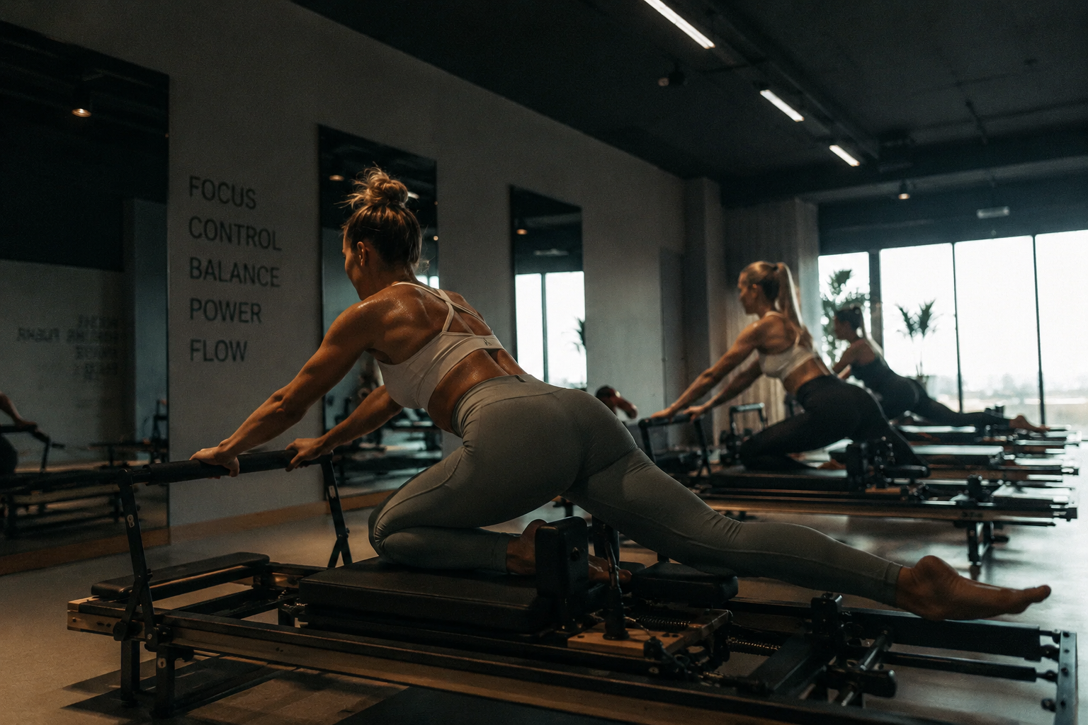 Trening w klubie fitness